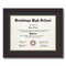 ArtToFrames 13x17 inch Diploma Frame - Framed with Black and Gold Mats, Comes with Regular Acrylic and Sawtooth Hanger for Wall Hanging (D-13x17)